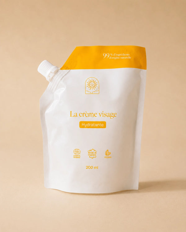 Crème visage hydratante : peau lisse et lumineuse