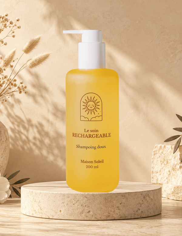 Shampoing doux : cheveux souples et brillants