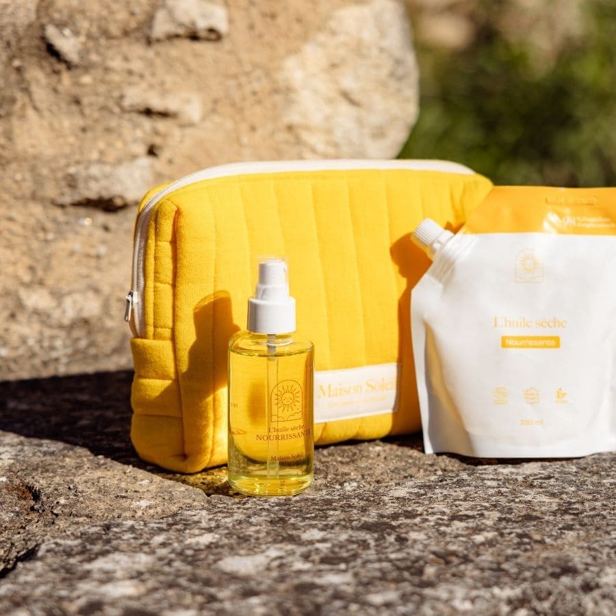 Trousse de toilette en double gaze de coton BIO