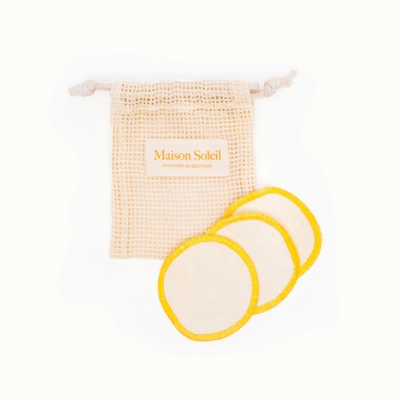 coton lavable et réutilisable pour démaquillage parfait