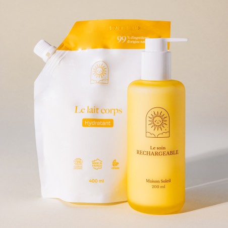 Recharge Lait Corps Hydratant Bio – Grand Format