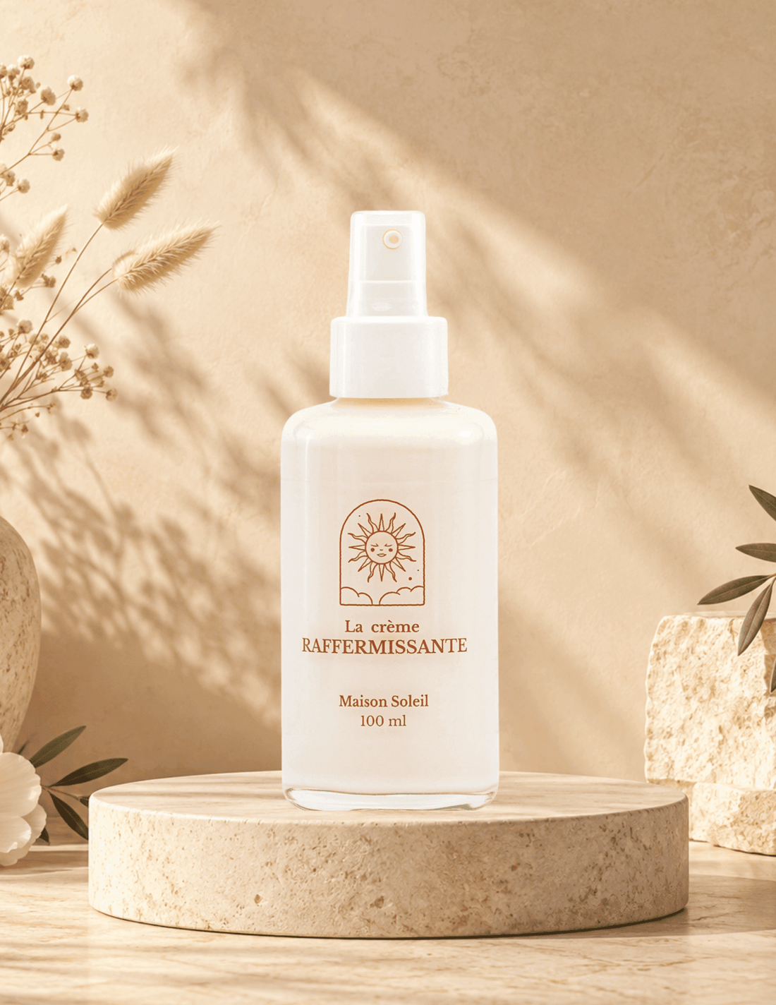 Crème raffermissante Maison Soleil avec acide hyaluronique