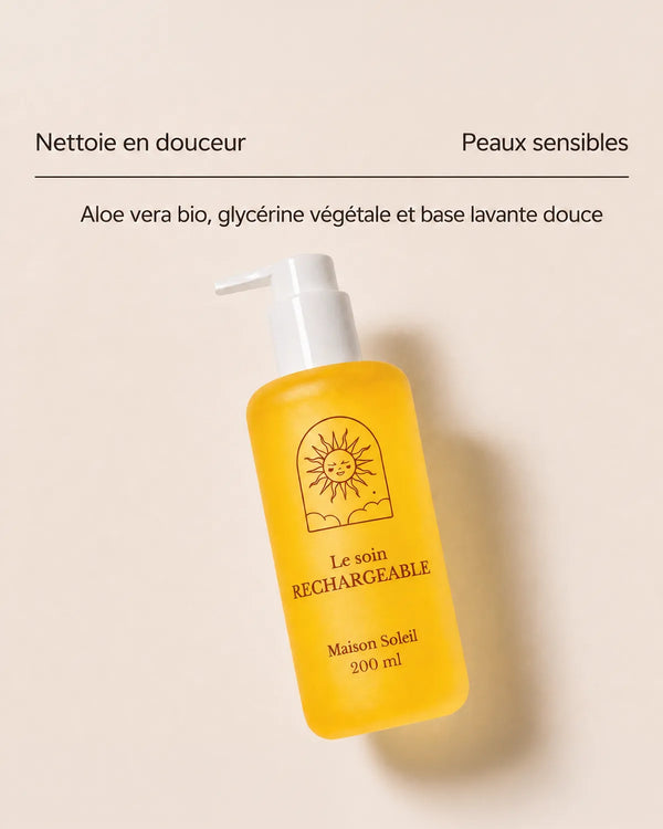 Gel lavant : nettoyage doux et respect des peaux