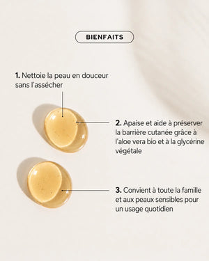 Gel lavant : nettoyage doux et respect des peaux
