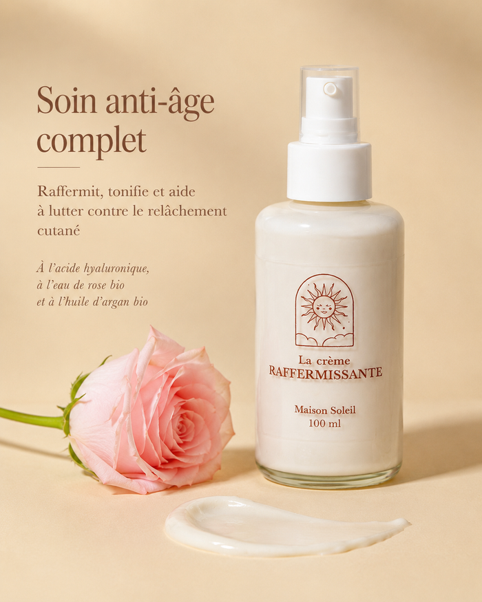 Crème visage : raffermissante et anti-âge