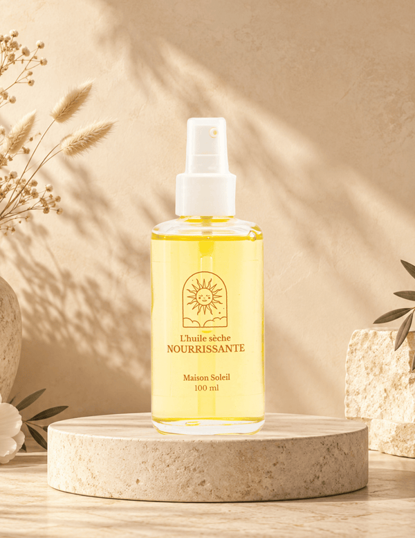 Huile sèche nourrissante : soin complet, peau soignée