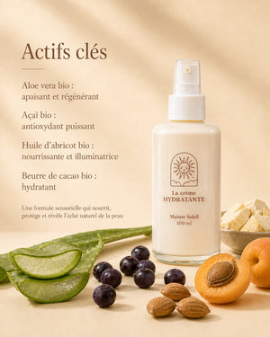 Crème visage : hydratation et bonne mine