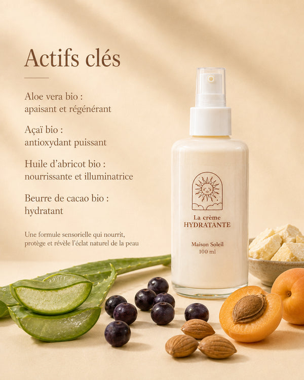 Crème visage : hydratation et bonne mine