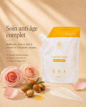 Crème visage : raffermissante et anti-âge