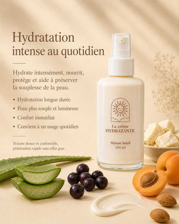 Crème visage : hydratation et bonne mine