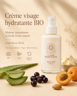Crème visage : hydratation et bonne mine