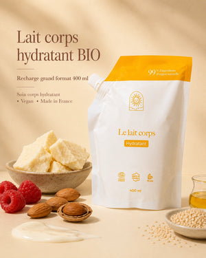 Lait corps : nourrissant et enveloppant