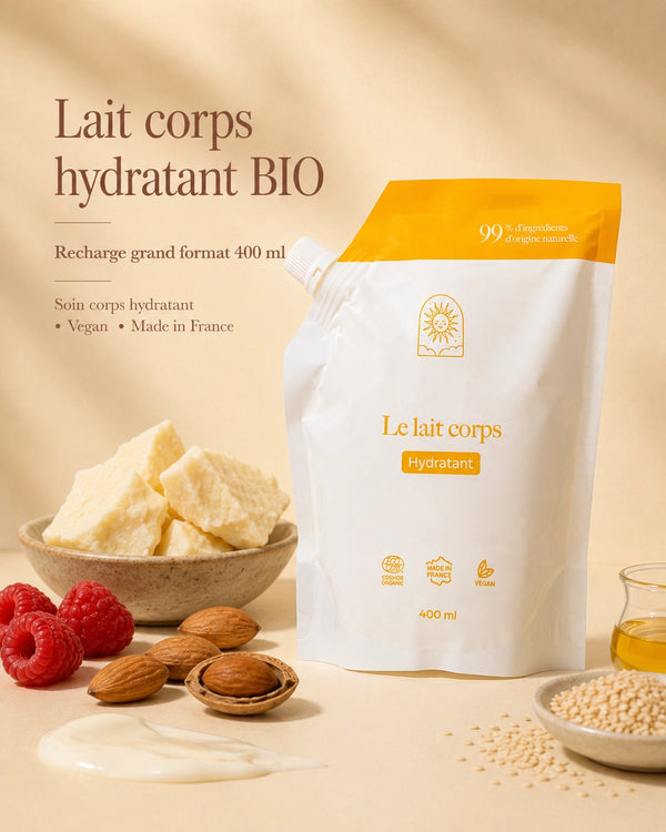 Lait corps : nourrissant et enveloppant