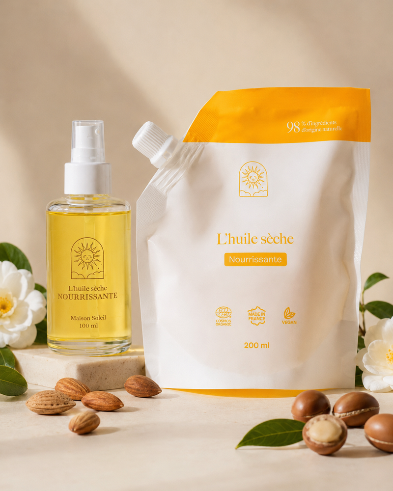 Huile sèche : soin complet nourrissant