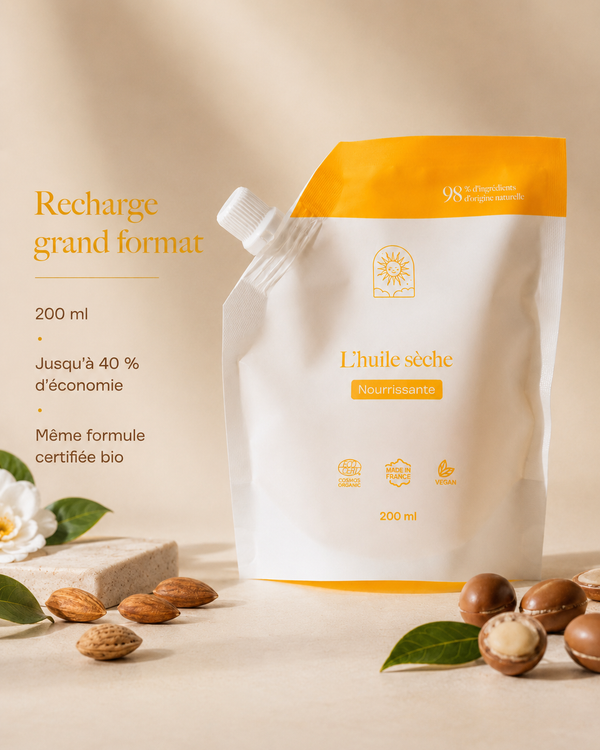 Huile sèche : soin complet nourrissant