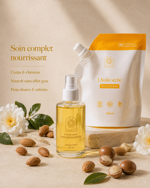 Huile sèche : soin complet nourrissant