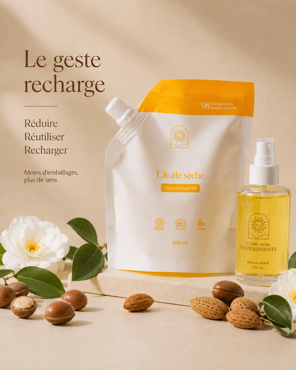 Huile sèche : soin complet nourrissant