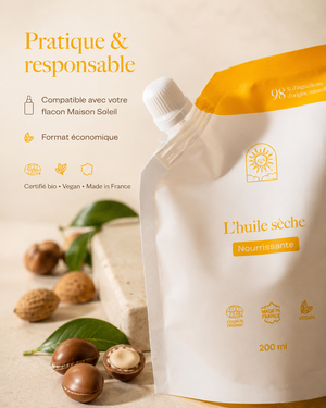 Huile sèche : soin complet nourrissant