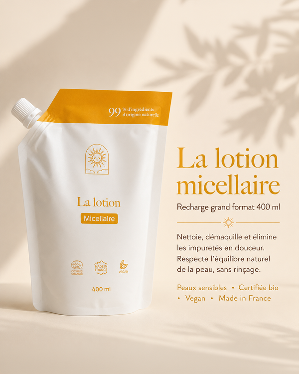 Lotion micellaire - démaquillante douce