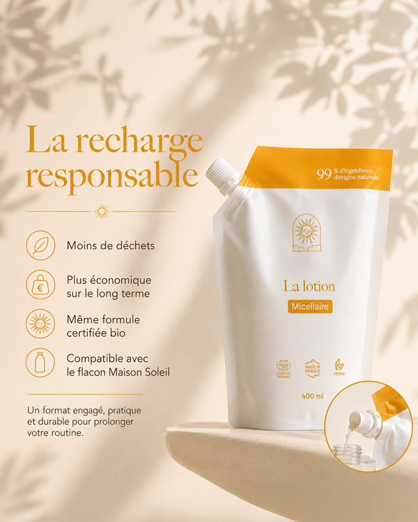 Lotion micellaire - démaquillante douce