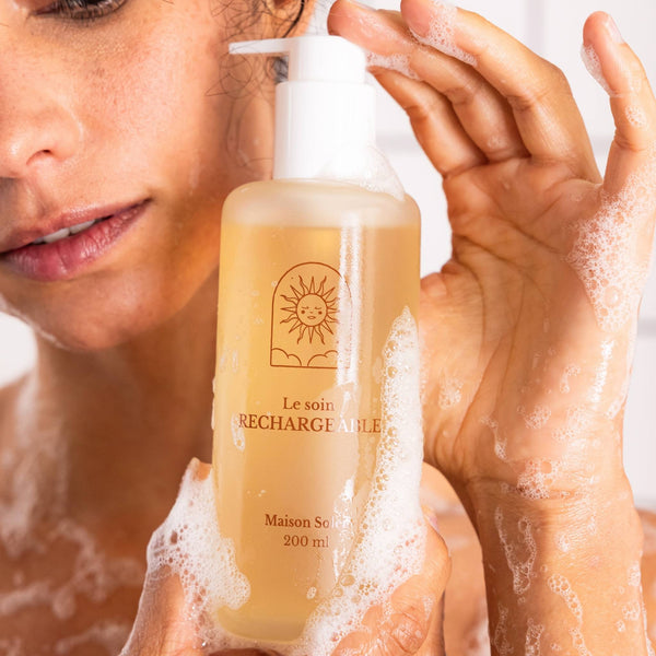 Pack Routine Corps bio Recharge : Gel lavant & Lait corps bio