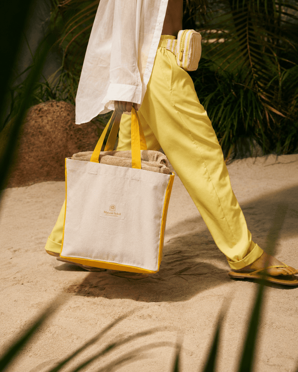 Cabas en coton bio certifié GOTS - Maison Soleil