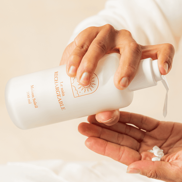 Lait corps hydratant BIO : Flacon 200 ml transparent - Maison Soleil
