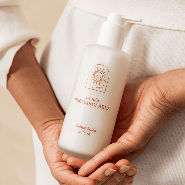 Lait corps hydratant BIO : Flacon 200 ml transparent - Maison Soleil