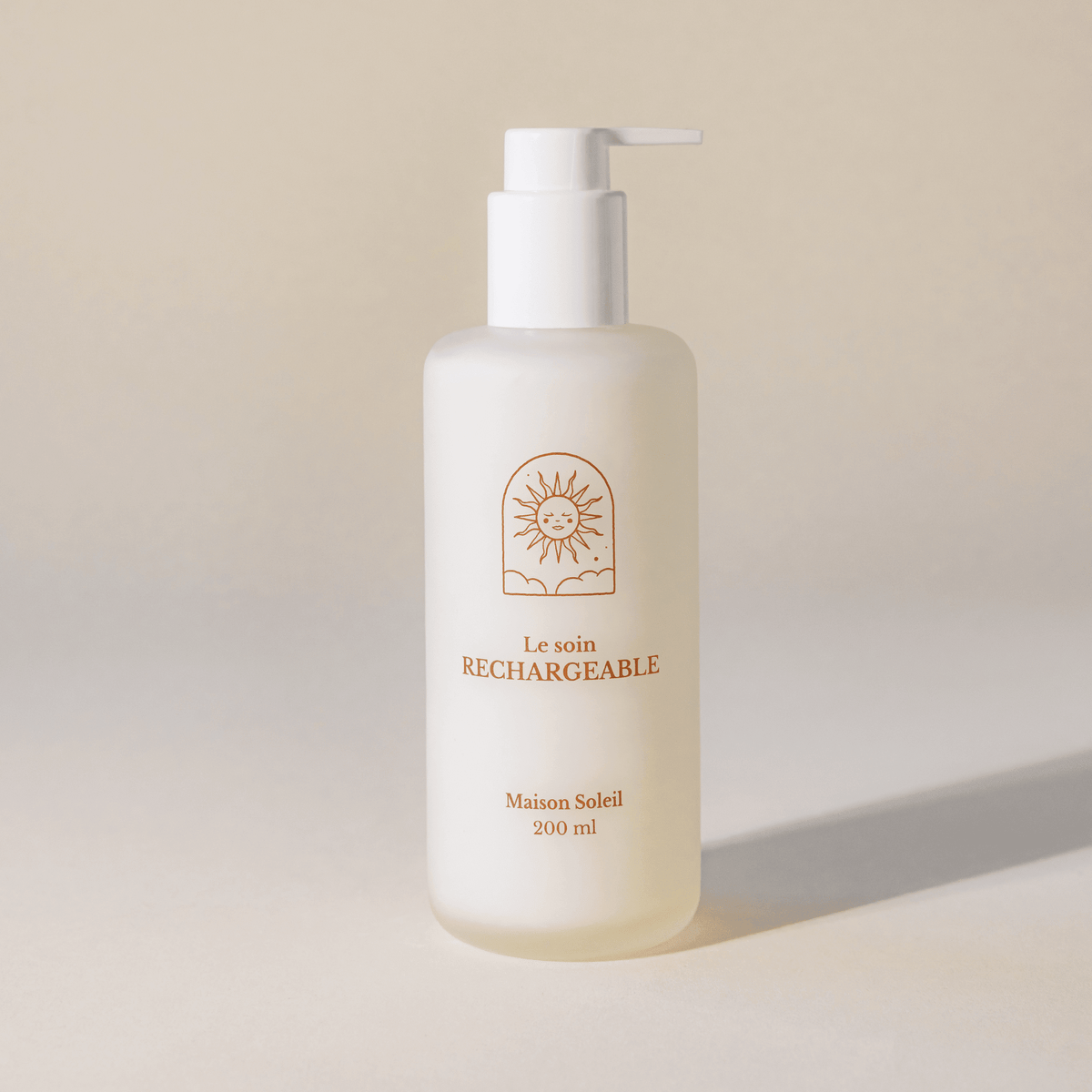 Lait corps hydratant BIO : Flacon 200 ml transparent - Maison Soleil