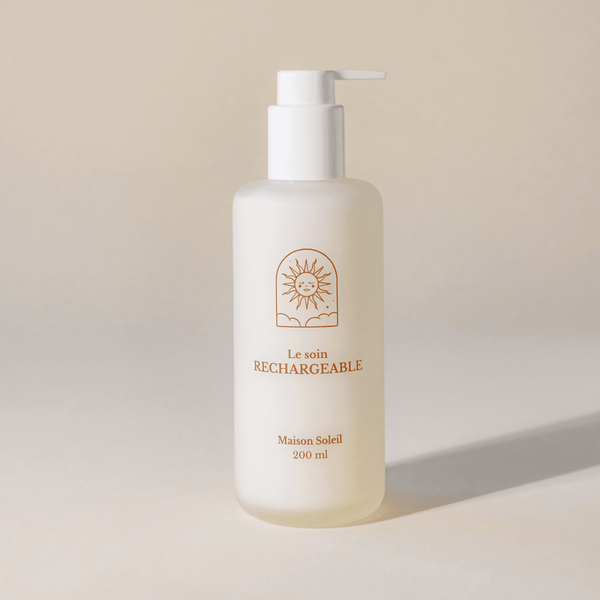 Lait corps hydratant BIO : Flacon 200 ml transparent - Maison Soleil