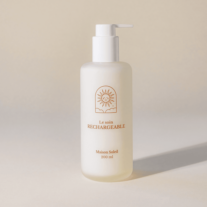 Lait corps hydratant BIO : Flacon 200 ml transparent - Maison Soleil