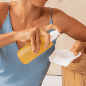 Lotion tonique hydratante BIO - Flacon en verre renforcé jaune - Maison Soleil