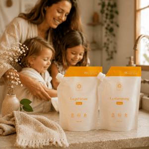 Pack recharges Famille : gel lavant et shampoing maxi format - Maison Soleil