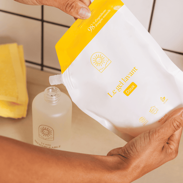 Pack Routine Corps bio Recharge : Gel lavant & Lait corps bio - Maison Soleil