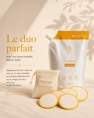 Recharge lotion micellaire anti-âge : nettoie et démaquille - Maison Soleil