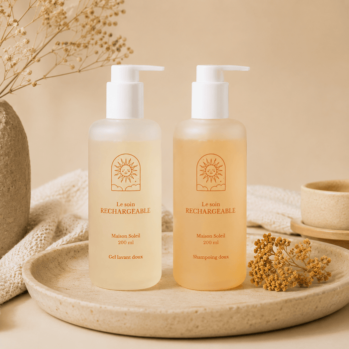Routine Famille : Gel lavant et Shampoing Ultra Doux - Maison Soleil