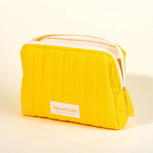 Trousse de toilette en gaze de coton bio - Maison Soleil